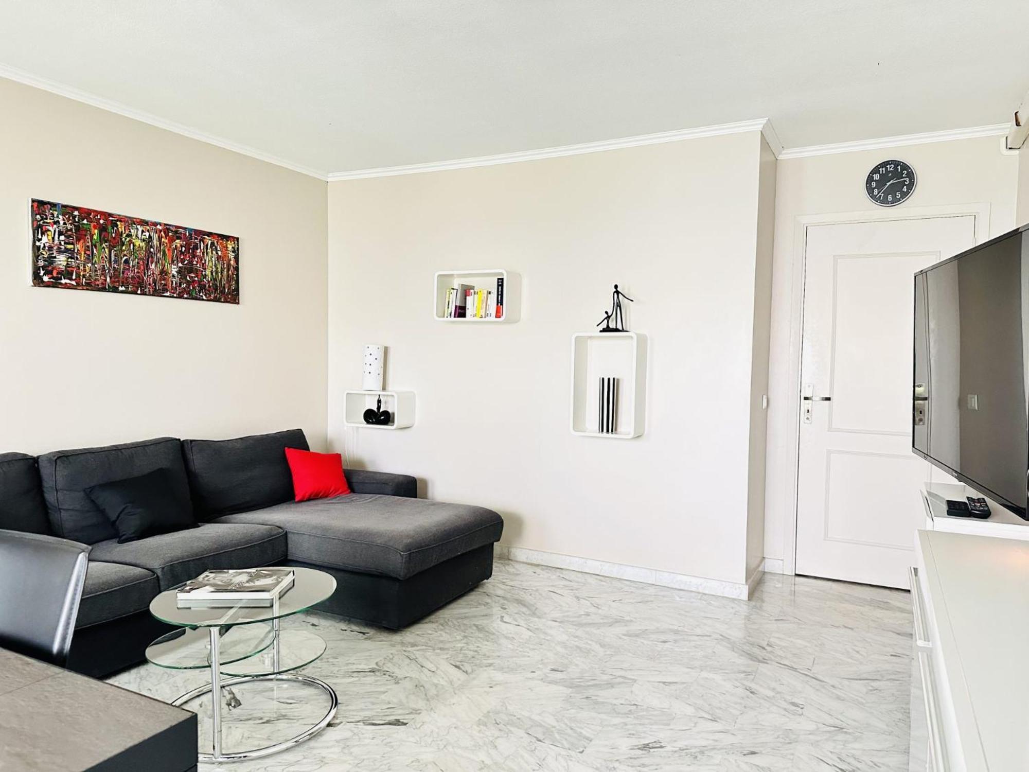 L'azur - 3 Pieces Centre - Terrasse Appartement Cannes